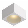 RUGY SQUARE 1x4W G9 IP54 Stropní svítidlo čtvercové, základna hliník, povrch lak bílá mat, difuzor sklo mat, pro žárovku 1x4W, G9, 230V, do koupelny IP54, tř.1. rozměry 90x90x60mm náhled 1