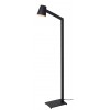 HEDDINGEST Stojací lampa na čtení, nastavitelný směr svícení, materiál kov, povrch černá, pro žárovku 1x40W, E14, 230V, IP20, tř. 1, dvě ramena, rozměry d=130mm, h=1500mm, vypínač na tělese. náhled 1