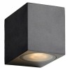 CARTYS SQUARE SMALL 1x5W GU10 IP44 Nástěnné venkovní svítidlo, těleso hliník, povrch bílá mat, krycí sklo čiré, LED 1x5W, GU10, teplá 3000K, 320lm, 230V, IP44, tř.1. rozměry 90x65x79mm, vč.sv.zdr. náhled 2