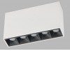 CAEN LED 5x2W/10x2W Stropní přisazené bodové svítidlo, těleso hliník, povrch bílá/černá, LED 5x2W/10x2W, teplá 3000K, 230V, IP20, rozměry dle typu.