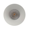 GOGO A LED 9W IP44 Vestavné, stropní svítidlo, těleso hliník, povrch bílá, LED 9W, 830lm, teplá 3000K, Ra80, stmív TRIAC, 230V, do koupelny IP44, tř.1, rozměry d=82mm, h=61mm náhled 3