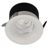 GOGO C LED 9W IP44 Vestavné, stropní svítidlo, těleso hliník, povrch černá, LED 9W, 830lm, teplá 3000K, Ra80, stmív TRIAC, 230V, do koupelny IP44, tř.1, rozměry d=82mm, h=52mm náhled 2