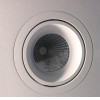 Podhledové bodové svítidlo LED Vestavné, stropní svítidlo, výklopné +-20°, těleso hliník, povrch bílá, LED 6W, 650lm, teplá 3000K, Ra80, stmív DALI/PUSH, 230V, IP20, tř.1, rozměry 92x92x61mm náhled 3