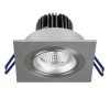 Podhledové bodové svítidlo LED Vestavné, stropní svítidlo, výklopné +-20°, těleso hliník, povrch bílá, LED 6W, 650lm, teplá 3000K, Ra80, stmív DALI/PUSH, 230V, IP20, tř.1, rozměry 92x92x61mm náhled 4