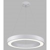 CALAIS SU Závěsné svítidlo, hliník, bílá, difuzor plast opál, LED 80W, 4200lm, teplá 3000K, 230V, IP20, rozměry d=800mm, h=1200mm vč. lank. závěsu, lze zkrátit náhled 1