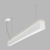 KELONO UD Závěsné svítidlo, těleso hliník, bílá, difuzor plast opál, LED 12-20W, 1380-2300lm, přep teplota CCT 3000K/3500K/4000K, Ra80, 230V, IP20, 65x85x900mm, vč závěsu l=2000mm, sv nahoru/dolů náhled 2