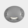 TYRO 4,6W IP65/IP67 Zemní svítidlo čtyři boční průzory, základna hliník, povrch šedá, difuzor plast opál, LED 4,6W, 70lm, teplá 3000K, 230V, IP65/IP67, tř.2. IK10, rozměry d=200mm h=260mm. náhled 1