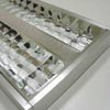 LUXO  STROPNÍ Stropní kancelářské svítidlo, těleso kov, povrch bílá, nebo šedostříbrná, parabolická mřížka, nebo parabolická mřížka MIRO 95%, zářivka 2x/4x 28W/54W, G5/T5, EVG, 230V, IP20, 1210x297x57mm