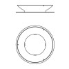 Příslušenství Zemní základna, pro nadzemní upevnění svítidla, materiál plast, rozměry d=420mm, h=30mm náhled 1