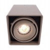VERNUM 1x50W GU10 Přisazené stropní svítidlo, výklopné sv.zdr. +-45°, materiál hliník, povrch černá, pro žárovku 1x50W, GU10, 230V, IP20, tř.1, rozměry 93x93x120mm náhled 9