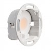 BASE LED 4W, 3000K, IP20, KU68 Základna vestavného svítidla do stěny, materiál plast, bílá, LED 4W, teplá 3000K, 230lm, Ra80, stmívatelné TRIAC, 230V, IP20, do KU68, d=71mm, h=40mm, POUZE ZÁKLADNA KRYT SAMOSTATNĚ náhled 1