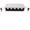 WELL DONE FRAME LED 10W Stropní, vestavné, bodové, svítidlo, těleso hliník, rámeček bílá, komínek černá, LED 10W celkem, teplá 2900K, 1545lm, vyz. úh. 45° Ra80, 700mA, tř.3, rozměry 137x44x52mm, stř. životnost 30.000 hod náhled 1