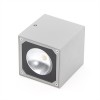 FAGONIE LED 7W IP54 Nástěnné venkovní svítidlo, materiál hliník, povrch tmavě šedá, sklo čiré, LED 7W, teplá 3000K, 600lm, Ra80, 230V, IP54, tř.1, rozměry 108x108x115mm, svítí dolů náhled 5