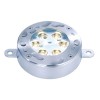 FONTANA-06 Ponorné svítidlo pro bazény a fontány, těleso nerez, 6x3W LED, teplá 3000K, 420lm, kužel 30°, 24V DC, IP68, d=115mm, h=32mm, vč. Kabelu l=10m náhled 1