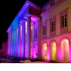 KRPO Tuya 25W Bodové venkovní svítidlo, hliník, černá, smart Tuya, Zigbee, LED 25W, 1700lm, mob. tel. CCT nastav. teplota teplá 2700K-denní 6500K, stmív, RGB, Ra80, IP65, 170x65x180mm, bodec do záhonu náhled 5