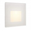LOSIONE kryt SQ Dekorativní kryt pro přisazené svítidlo do stěny, čtvercový, materiál hliník, povrch bílá, čtvercový difuzor, rozměry 78x78x22mm. náhled 1