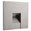 LOSIONE kryt SQ I Dekorativní kryt pro vestavné svítidlo do stěny, čtvercové, materiál hliník, povrch černá, detail čtvercový výřez, rozměry 75x75x22mm. náhled 2