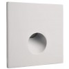 LOSIONE kryt SQ IV Dekorativní kryt pro vestavné svítidlo do stěny, čtvercové, materiál hliník, povrch černá, detail kruhový výřez, rozměry 75x75x22mm. náhled 3