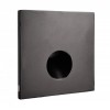 LOSIONE kryt SQ IV Dekorativní kryt pro vestavné svítidlo do stěny, čtvercové, materiál hliník, povrch černá, detail kruhový výřez, rozměry 75x75x22mm. náhled 1