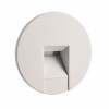 LOSIONE kryt R III Dekorativní kryt pro vestavné svítidlo do stěny, kruhové, materiál hliník, povrch bílá, detail čtvercový výřez, rozměry d=78mm. náhled 1