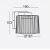 EXPIRO WL I 1x25W, E27, IP54 Nástěnné venkovní svítidlo, těleso hliník, povrch černá mat, krycí sklo čiré, pro žárovku 1x25W, E27, 230V, IP54, tř.1, rozměry d=161mm, h=153mm. náhled 3