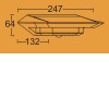 SOLAR GH 2W PIR Nástěnné svítidlo plast šedá, PIR senzor pohybu záběr 120°, čas 30s, dosah 6m, LED 2W, 260lm, neutr 4000K, Ra80, napájení solární panel, baterie svítí 2h nebo 40 zap/vyp, IP44, 247x132x64mm náhled 8