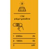 SOLAR DIF 2W Sloupkové svítidlo, těleso plast šedá, LED 2W, 200lm, neutr 4000K, Ra80, napájení solární panel, baterie, po soumraku svítí trvale přepínač 2h/200lm, 5h/100lm, IP44, 160x175x450mm náhled 3