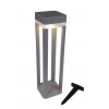 SOLAR POLE 1W Sloupkové, venkovní svítidlo se solárním panelem, materiál plast černá, difuzor plast opál, LED 1W, 100lm, teplá 3000K,Ra80, napájení solární panel, baterie, výdrž svícení 4h, IP44, 450x120x120mm náhled 1