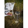 SOLAR POLE 1W Sloupkové, venkovní svítidlo se solárním panelem, materiál plast černá, difuzor plast opál, LED 1W, 100lm, teplá 3000K,Ra80, napájení solární panel, baterie, výdrž svícení 4h, IP44, 450x120x120mm náhled 4