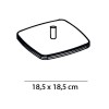 OTTO WATT Záklana pro stolní lampu, materiál hliník, povrch černá, rozměry 185x185mm. náhled 2