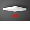 IZAR B MAX Stropní svítidlo, zákl kov, povrch bílá, difuzor plast bílá, LED 102W, neutrální 4000K,15570	/12760lm, Ra80, 230V, IP20, "F", 900x900mm h=180mm