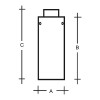 MAIA Stropní svítidlo, základna kov, povrch bílá, difuzor bílé sklo triplex, pro žárovku 1x60W, E27 A60, 230V, IP20, d=150mm, h=190mm náhled 2