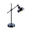 OLD LIVE stolní VÝPRODEJ Stolní lampa, těleso kov, povrch imitace černé, zašlé stříbro, zašlá antik, pro žárovku 1x60W, E27, 230V, IP20, h=560mm náhled 2