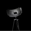 RADARRR Stojací lampa, materiál ocel povrch černá, reflektor hliník, 2x13W, LED, teplá 2700K, 1600lm, 230V, IP20, rozměry 2000x600mm náhled 2