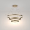 IBI HL 115W Závěsné svítidlo, těleso hliník, povrch mosaz, difuzor plast opál, LED 115W, 6100lm, neutrální 4000K, Ra80, 230V, IP20, tř. 1, rozměry d=800mm, vč závěs lanka l=1200mm, lze zkrátit. náhled 2