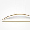 DELIVE HL 33W Závěsné svítidlo, lustr, základna kov, povrch mosaz, difuzor plast opál, LED 33W, 2040lm, teplá 3000K, Ra80, 230V, IP20, rozměry 1030x210mm, vč závěs lanka l=3250mm, lze zkrátit. náhled 3