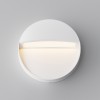 KUCI R WL 3W, IP54 Nástěnné venkovní svítidlo, těleso hliník, povrch bílá, difuzor plast opál, LED 3W, 100lm, teplá 3000K, Ra80, 230V, IP54, tř.1, rozměry d=120mm, svítí dolů. náhled 1