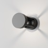 VIKY WL 9W IP65 Nástěnné venkovní svítidlo, těleso kov, povrch černá grafit, LED 9W, 450lm, teplá 3000K, Ra80, 230V, IP65, tř.1, rozměry d=90mm, h=200mm. náhled 3
