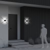 VIKY WL 9W IP65 Nástěnné venkovní svítidlo, těleso kov, povrch černá grafit, LED 9W, 450lm, teplá 3000K, Ra80, 230V, IP65, tř.1, rozměry d=90mm, h=200mm. náhled 5