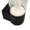 LOVY WL 8W IP54 Nástěnné venkovní svítidlo, těleso kov, povrch černá, difuzor plast opál, krycí plast čirý, LED 8W, 450lm, neutrální 4000K, Ra80, 230V, IP54, tř.1, rozměry d=90mm, h=240mm. náhled 2
