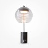PENYM TL II 8W Stolní lampa, základna kov, povrch černá, stínítko sklo kouřové, LED 8W, 100lm, teplá 3000K, Ra80, 230V, IP20, tř.2, rozměry d=200mm, h=420mm. náhled 1