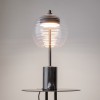 PENYM TL II 8W Stolní lampa, základna kov, povrch černá, stínítko sklo kouřové, LED 8W, 100lm, teplá 3000K, Ra80, 230V, IP20, tř.2, rozměry d=200mm, h=420mm. náhled 2