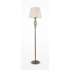 BOJA FL 1x40W, E14 Stojací lampa, těleso kov, povrch bronz, stínítko textil béžová, pro žárovku 1x40W E14, 230V, IP20, tř.2, rozměry d=380mm, h=1650mm náhled 1