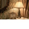 BOJA TL 1x40W E14 Stolní dekorativní lampa, těleso kov, povrch bronz, stínítko textil béžová, pro žárovku 1x40W E14, 230V, IP20, tř.2, rozměry d=320mm, h=550mm náhled 3