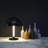 KAZI TL 8W Stolní lampa, těleso kov, povrch černá, difuzor plast opál, LED 8W, 750lm, teplá 3000K, 230V, IP20, tř.2, rozměry d=300mm, h=450mm. náhled 4