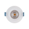 ASET 10W, IP65, IK06 Venkovní, podhledové,  bodové svítidlo, hliník, bílá, sklo čiré, LED, 10W, neutrální 4000K, 930lm,vyzař úhel 36°,  Ra80, 230V, IP65, IK06, tř.2, rozměry d=80mm, h=90mm, driver na kabelu náhled 3