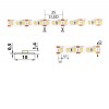 LED pásek 12V, 14,4W/M, 120LED/m, 1190LM, 3000K VÝPRODEJ LED pásek, 14,4W/m, teplá 3000K, 1190lm/m, Ra80, 12V, rozteč LED 8,5mm, 120LED/m, Ra90, rozměry w=10mm, l=5000mm, dělitelnost 3LED/25mm, cena za 1m náhled 6