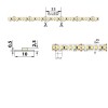 LED pásek MOŘSKÉ PLODY a RYBY 14W/m, 1465lm/m, 24V LED pásek pro osvětlení ryb a mořských plodů, 14,4W/m, 1465lm/m, 24V, rozteč LED 5,5mm, 180LED/m, rozměry w=10mm, l=5000mm, dělení po 6LED/33,3mm, cena za 1m náhled 6
