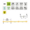 LED pásek COB, 528LED/m, 14W/m, 24V LED pásek LED pásek, těleso plast, povrch bílá, COB 528LED/m, 14W/m, 1512lm/m, neutrální 4200K, vyzař úhel 150°, Ra90, 24V, IP20, w=10mm, l=5000mm, dělitelnost 45,5mm, cena za 1m náhled 4