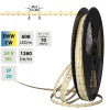 LED pásek COB, CCT, 608LED/m, 14W/m, 24V LED pásek LED pásek, COB 608LED/m, 14W/m, 1260lm/m, CCT nastavitelná teplota, teplá 2700K - denní 6500K, 24V vyzař úhel 150°, Ra90, IP20, rozměry šířka w=10mm, délka l=5000mm, dělitelnost 26,3mm, cena za 1m náhled 3